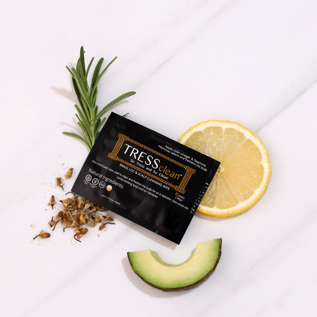 Refresh knotless braids. Refresh twist. Refresh natural hairstyles with rinse free shampoo wipes